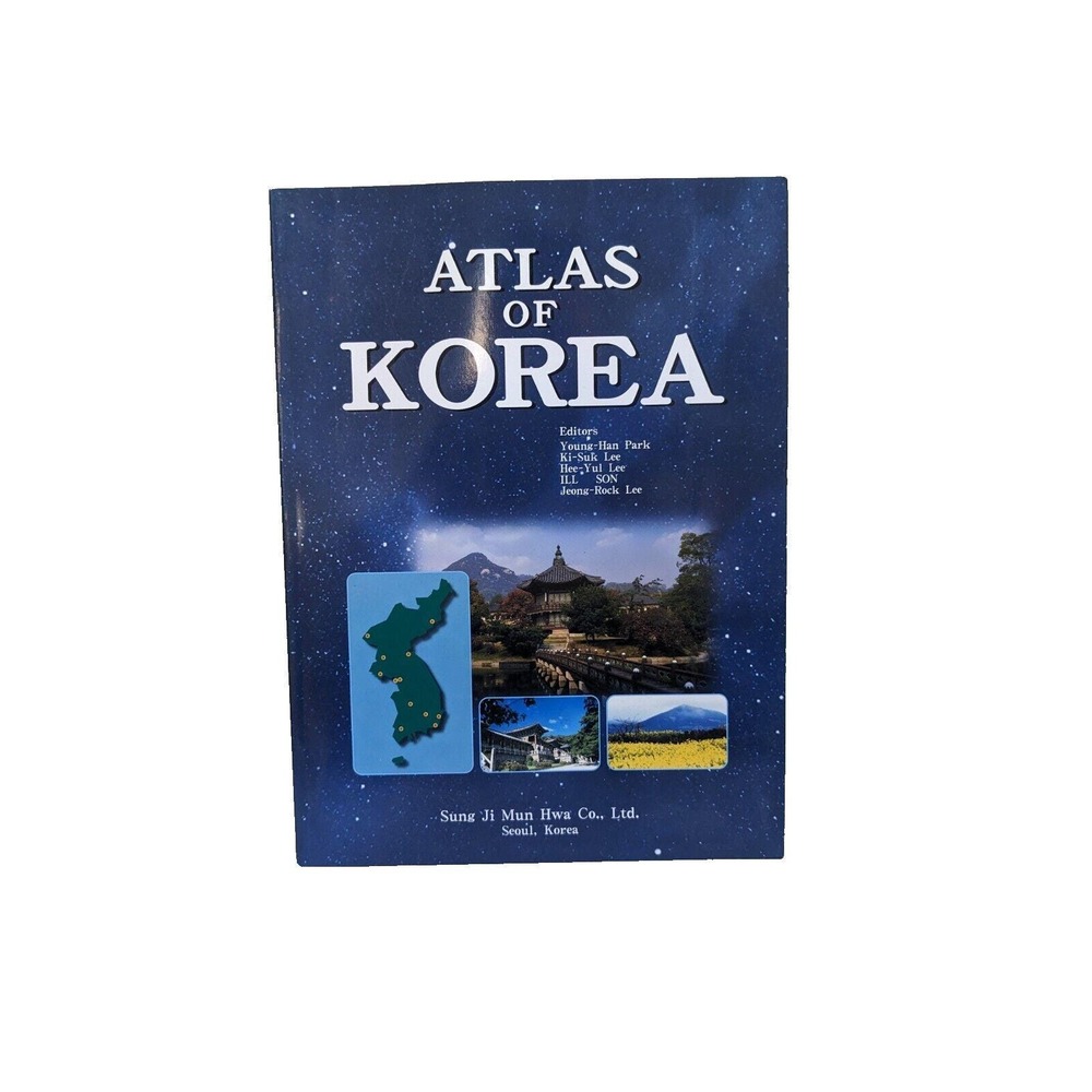 ATLAS OF KOREA (2000) by Songji Munhwasa Published by Sung Ji Mun Hwa Co Ltd.